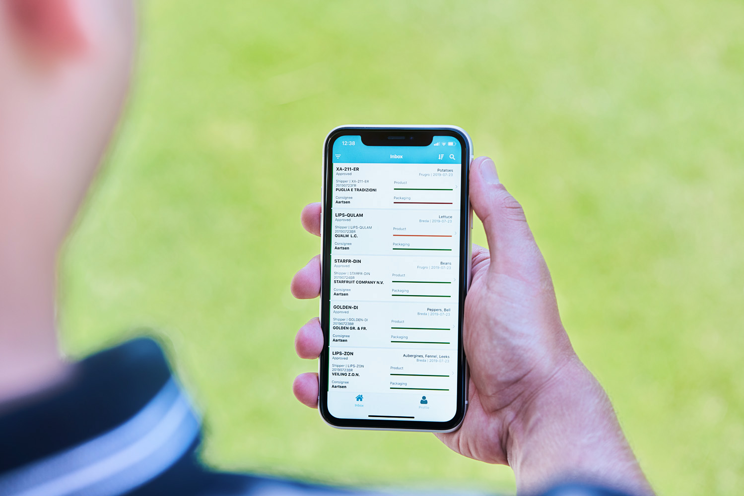 controle uitvoeren op telefoon